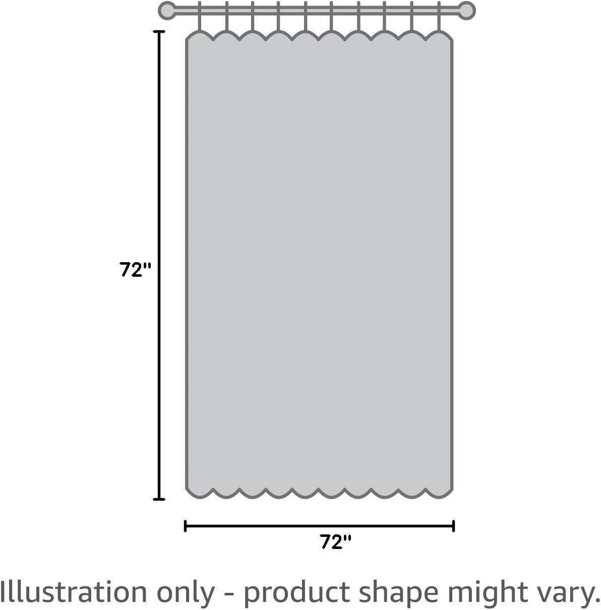 imageDawn Modern Cotton Fabric Shower Curtain CottageCountry Print Design Shower Curtains for Bathroom 72 X 72 BlueCoral