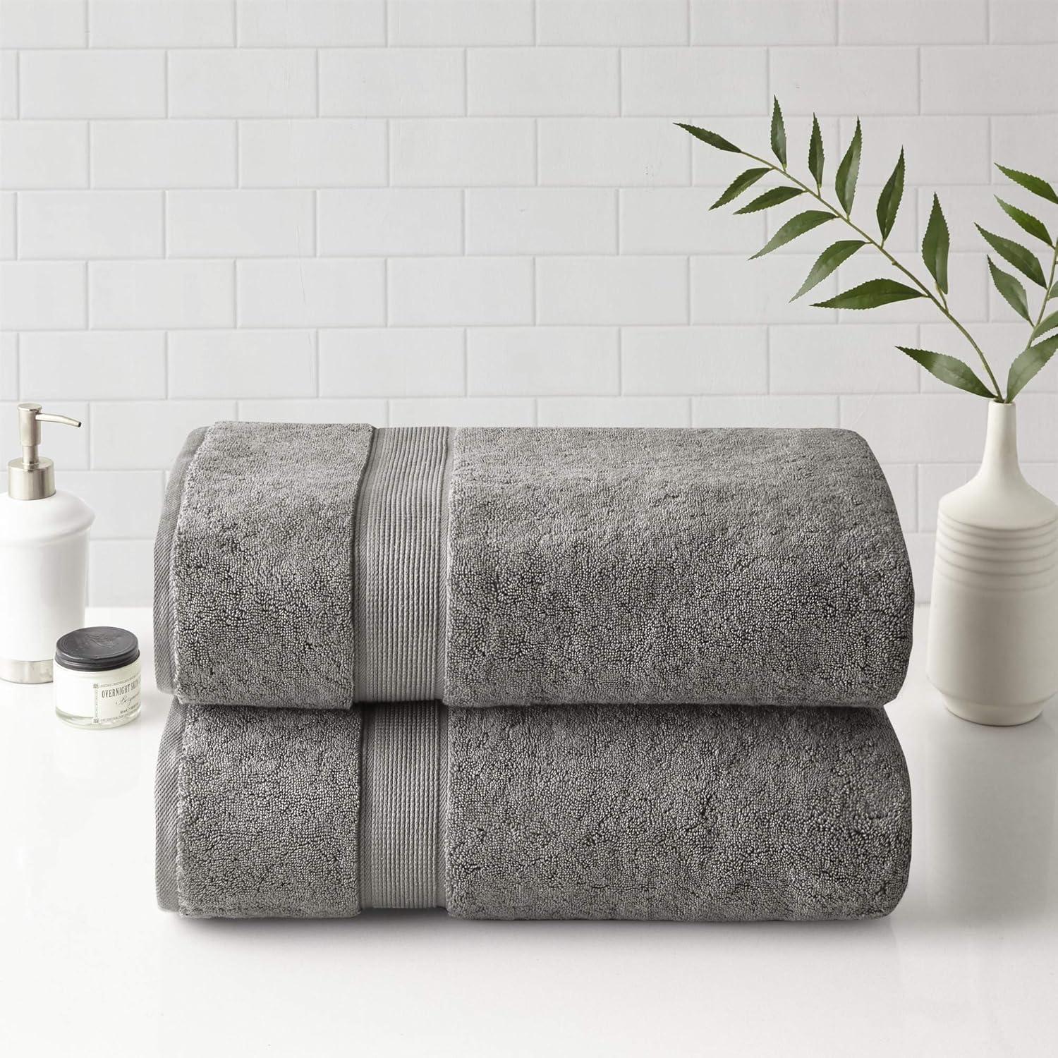 imageMadison Park 800GSM Bathroom Towel Set of 8 100 Cotton Bath Towel Set for Bathroom Luxurious Highly Absorbent 2 Bath Towels 2 Hand Towels 4 Washcloths Quick Dry Spa Quality SeafoamGrey
