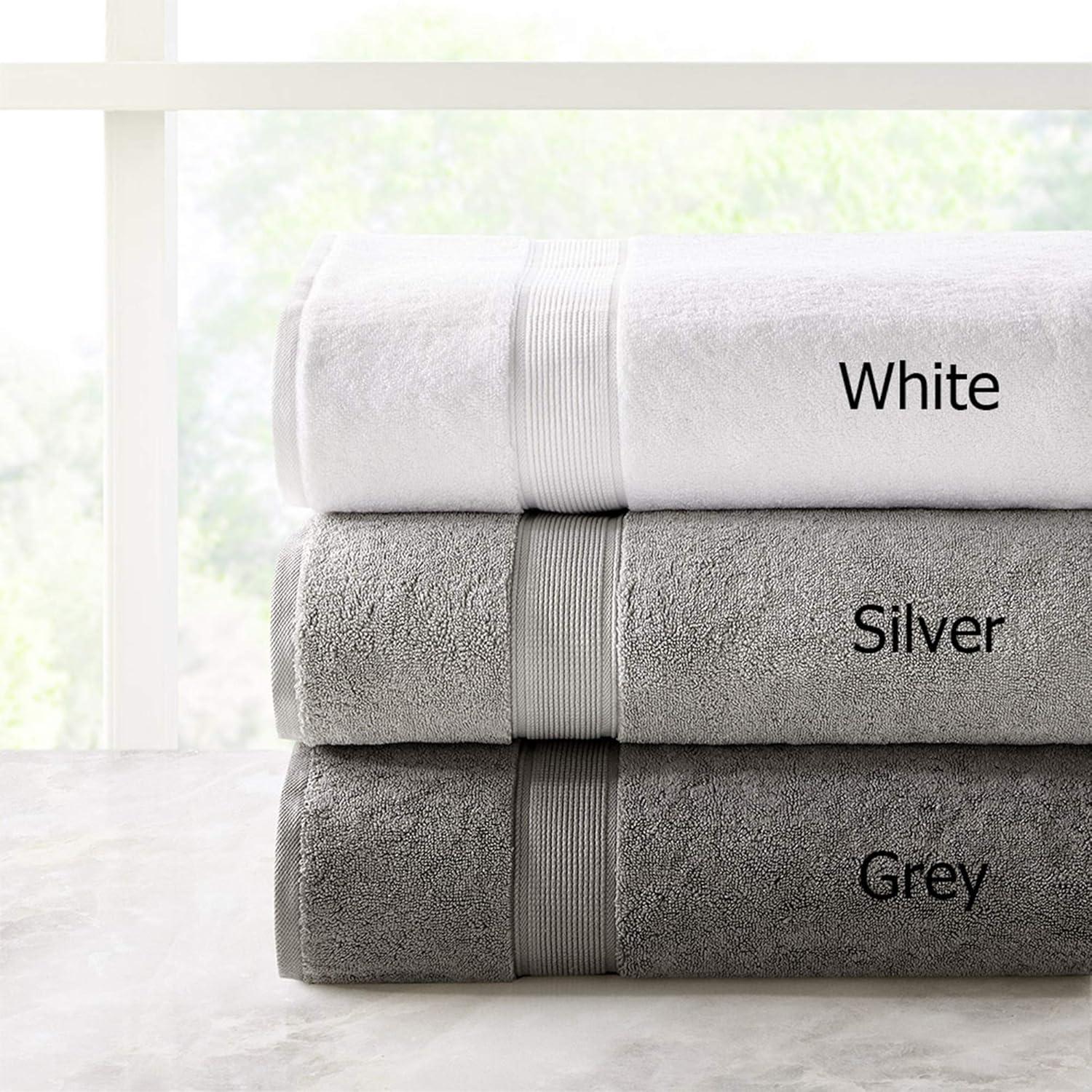 imageMadison Park 800GSM Bathroom Towel Set of 8 100 Cotton Bath Towel Set for Bathroom Luxurious Highly Absorbent 2 Bath Towels 2 Hand Towels 4 Washcloths Quick Dry Spa Quality SeafoamGrey