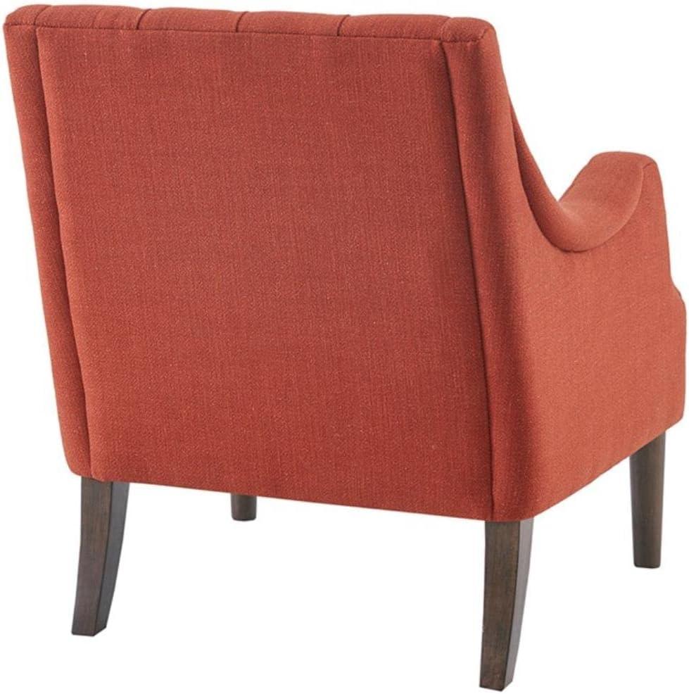 imageMadison Park Accent Chair for Living Room Upholstered Button Tufted Back Removable 575quot T Seat Cushion Solid Wood Legs Modern Accent Armchair Family Room Furniture Bedroom Chair 2925quot W SpiceSpice