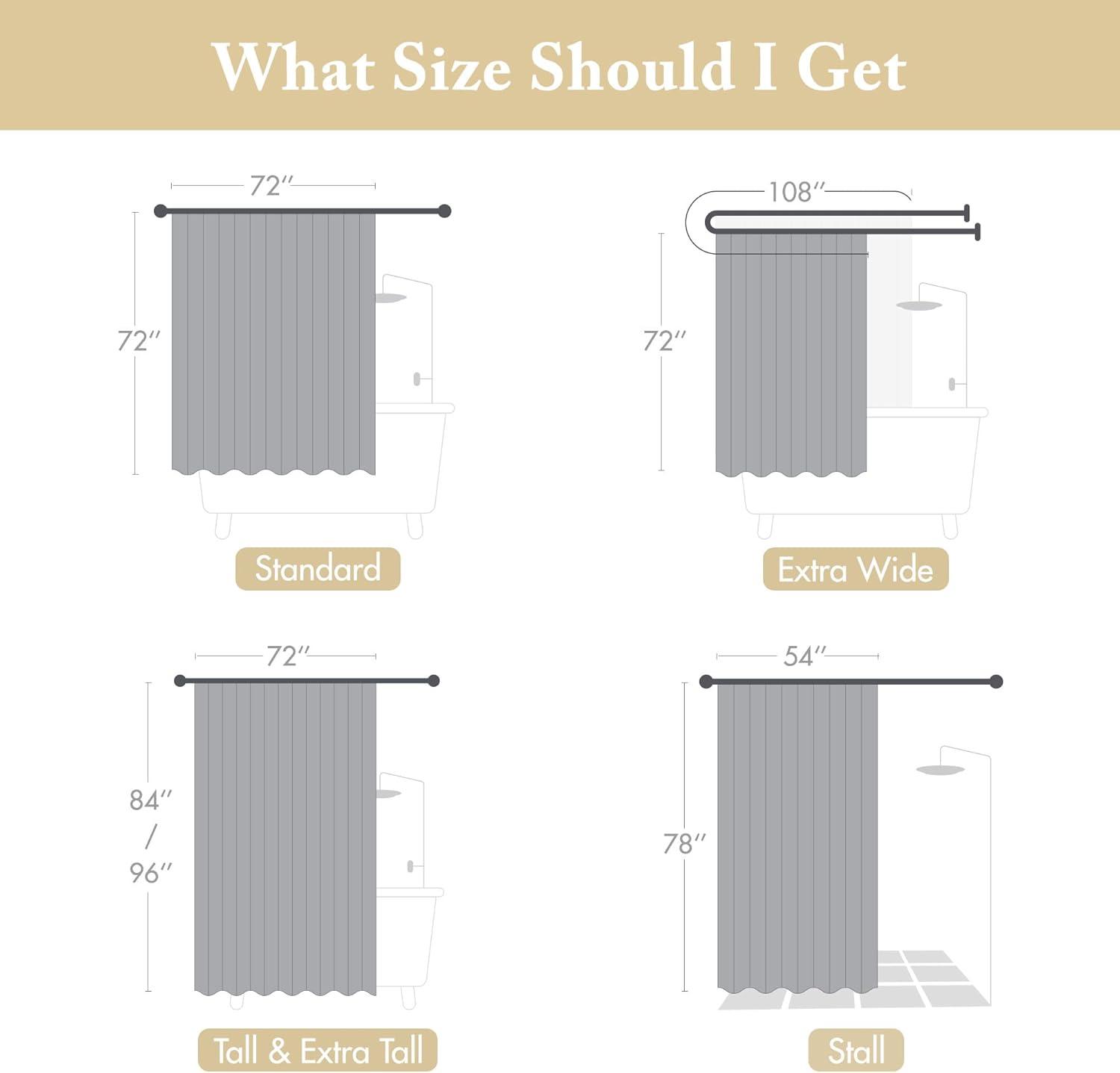 imageMadison Park Amherst Bathroom Shower Curtain Faux Silk Pieced Striped Modern Microfiber Bath Curtains 72x72 Inches AquaYellowGrey