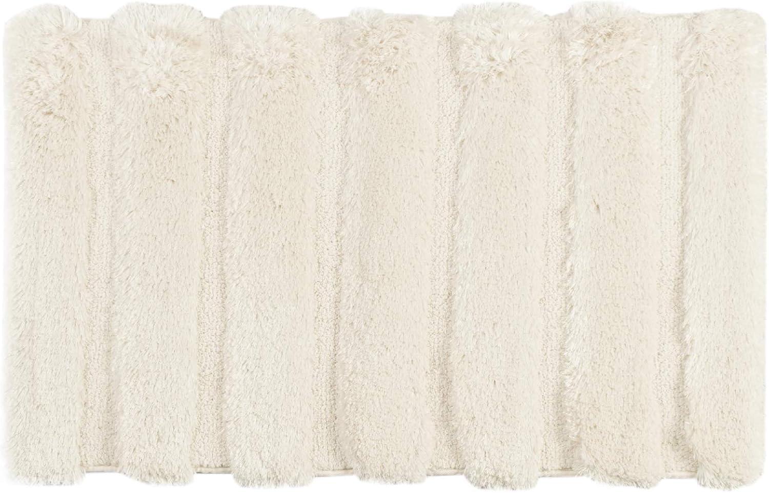 imageMadison Park Bath Rug Tufted Pearl Channel Bathroom Rug Soft Plush ampamp Absorbent Bath Matt for Bathroom Rubber Back NonSlip Thick Hotel Quality ampamp Machine Washable 24quot W x 58quot L Black 1 PieceWheat
