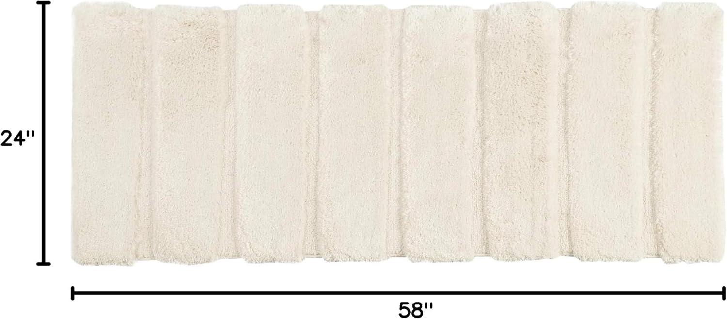 imageMadison Park Bath Rug Tufted Pearl Channel Bathroom Rug Soft Plush ampamp Absorbent Bath Matt for Bathroom Rubber Back NonSlip Thick Hotel Quality ampamp Machine Washable 24quot W x 58quot L Black 1 PieceWheat
