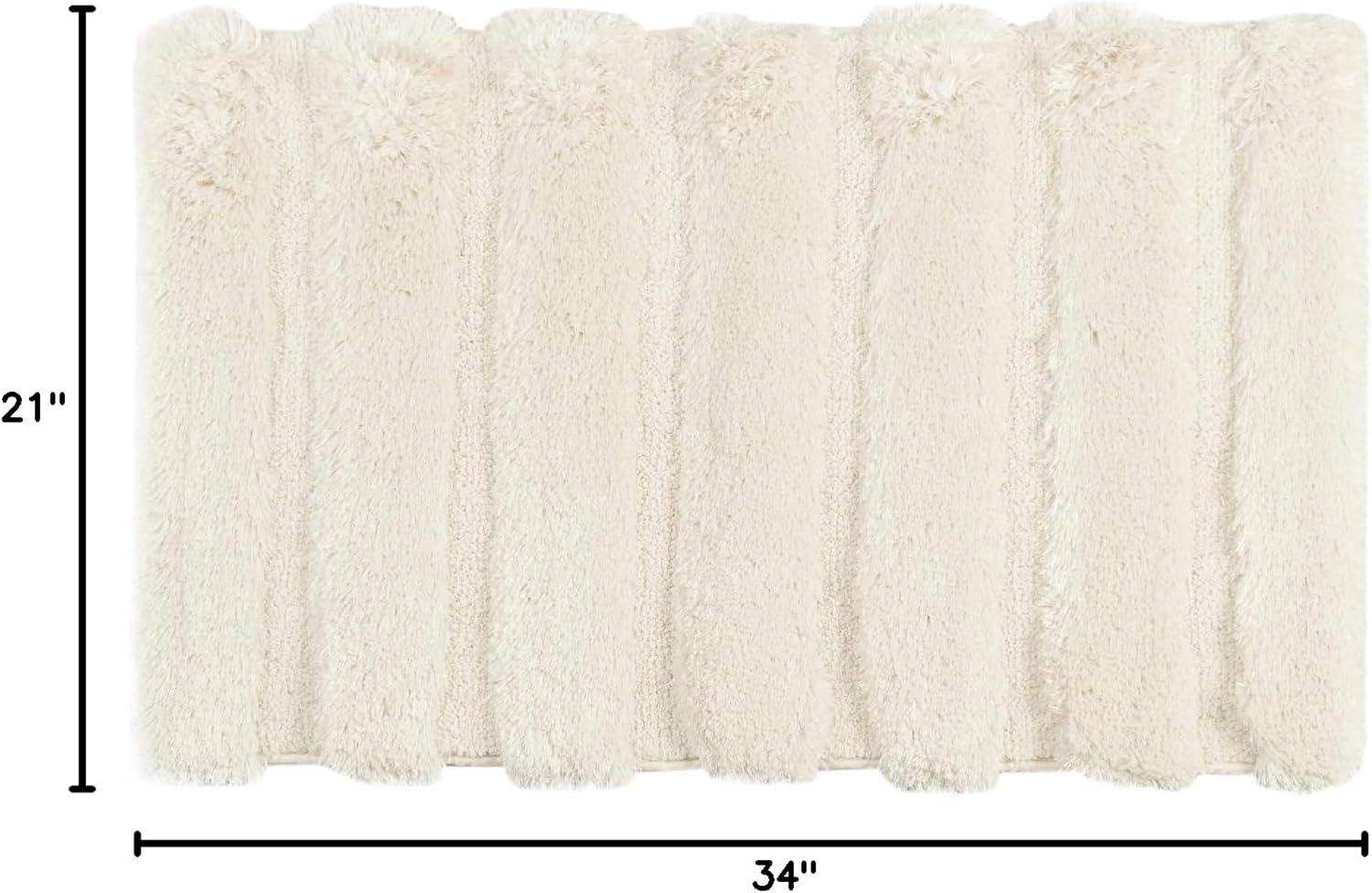 imageMadison Park Bath Rug Tufted Pearl Channel Bathroom Rug Soft Plush ampamp Absorbent Bath Matt for Bathroom Rubber Back NonSlip Thick Hotel Quality ampamp Machine Washable 24quot W x 58quot L Black 1 PieceWheat