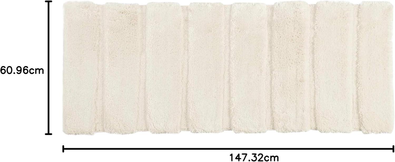 imageMadison Park Bath Rug Tufted Pearl Channel Bathroom Rug Soft Plush ampamp Absorbent Bath Matt for Bathroom Rubber Back NonSlip Thick Hotel Quality ampamp Machine Washable 24quot W x 58quot L Black 1 PieceWheat