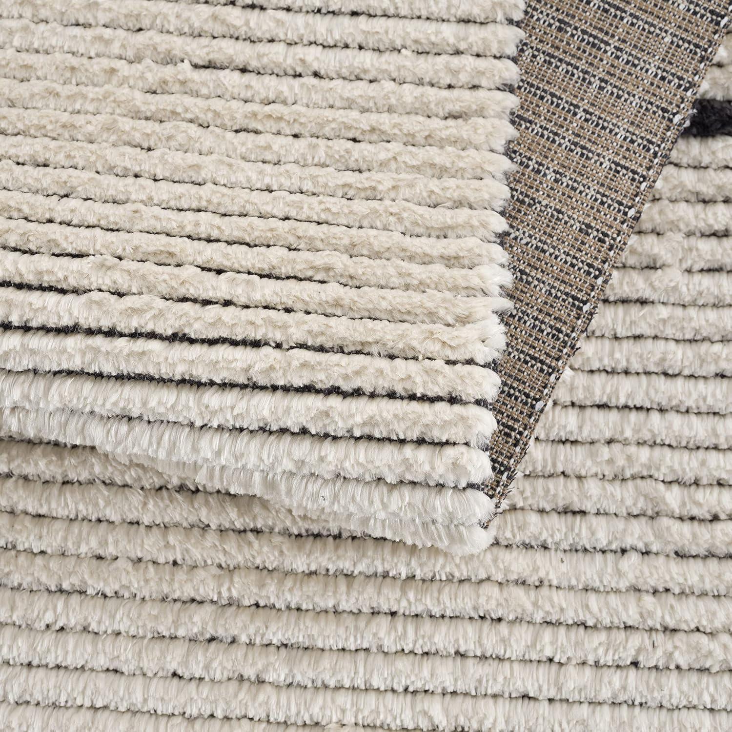 imageMadison Park Dakota Vienna Woven Turkish Area Rugs for Living Room Indoor Dining Accent Modern Home Dcor Ultra Soft Floor Carpets for Dining Room 711quotW x 10L Distressed Tiled BeigeAmanda BlackIvory
