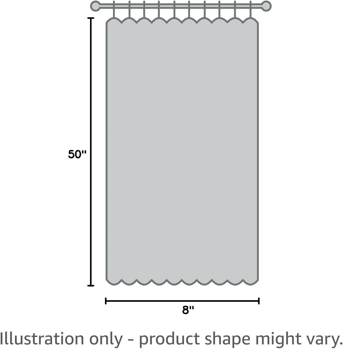 imageMadison Park Emilia Faux Silk Valance DIY Twist Tab Top Finish with Beads Window Valance Curtain for Living Room Bedroom and Dorm 26quotL x 50quotW BlushChampagne