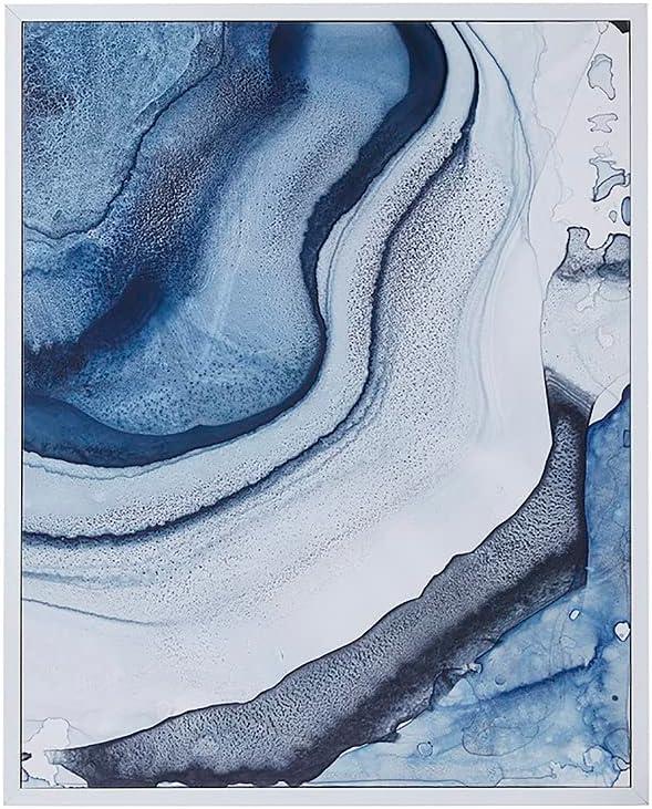 imageMadison Park Ethereal Wall Art Living Room Dcor Frame Modern Abstract Stretched Gel Coated Canvas Entry Way Decoration Ready to Hang Painting for Bedroom 235quotW x 295quotH x 1625quotD Blue 2 PieceEthereal
