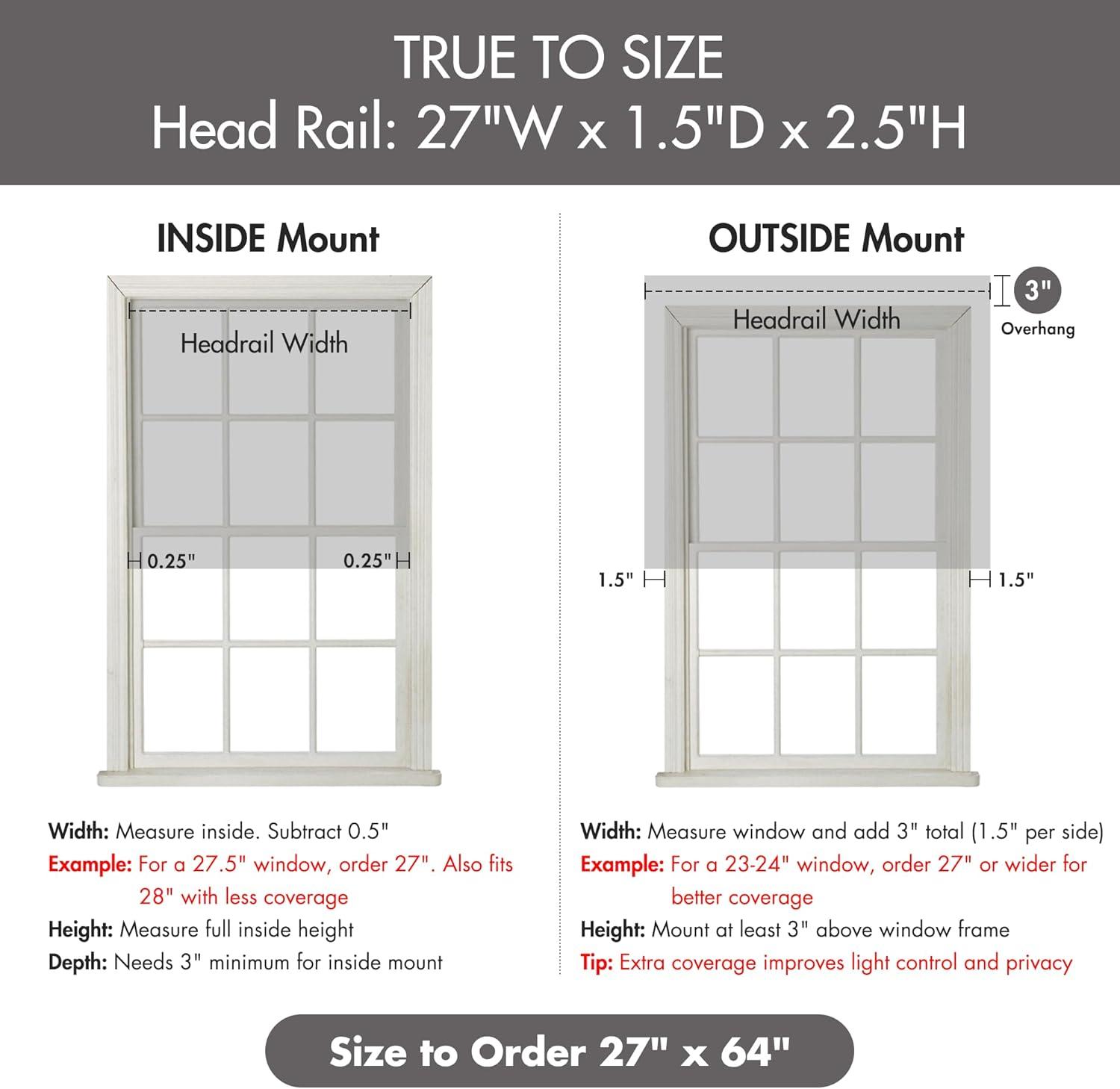 imageMadison Park Galen Matte White Cordless Roman Shades Fabric Privacy Single Panel Darkening Energy Efficient Thermal Insulated Window Blind Treatment for Home Living Room Decor 23quot W x 64quot HBasketweave Sheen Grey
