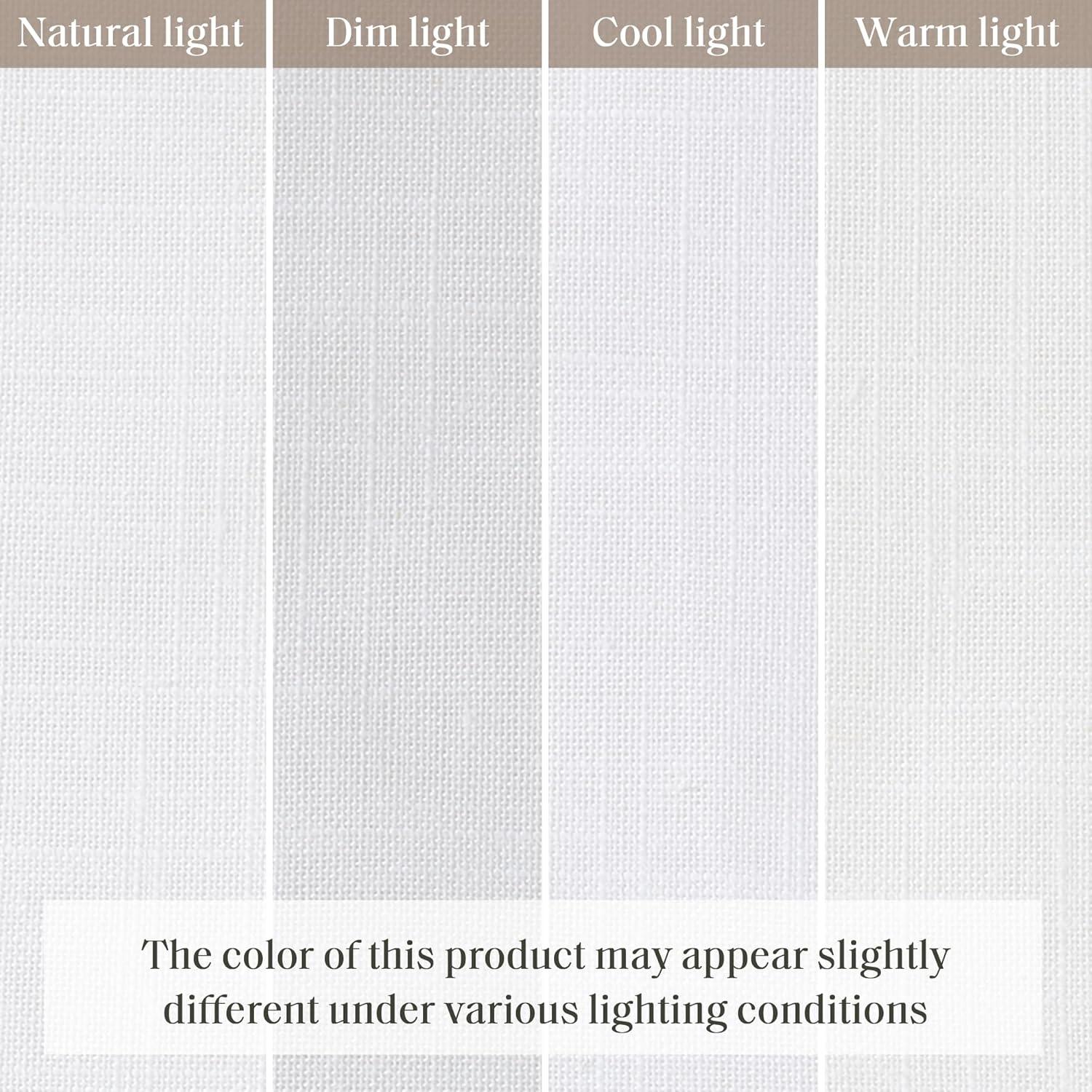 imageMadison Park Galen Matte White Cordless Roman Shades Fabric Privacy Single Panel Darkening Energy Efficient Thermal Insulated Window Blind Treatment for Home Living Room Decor 23quot W x 64quot HLinen Blend White