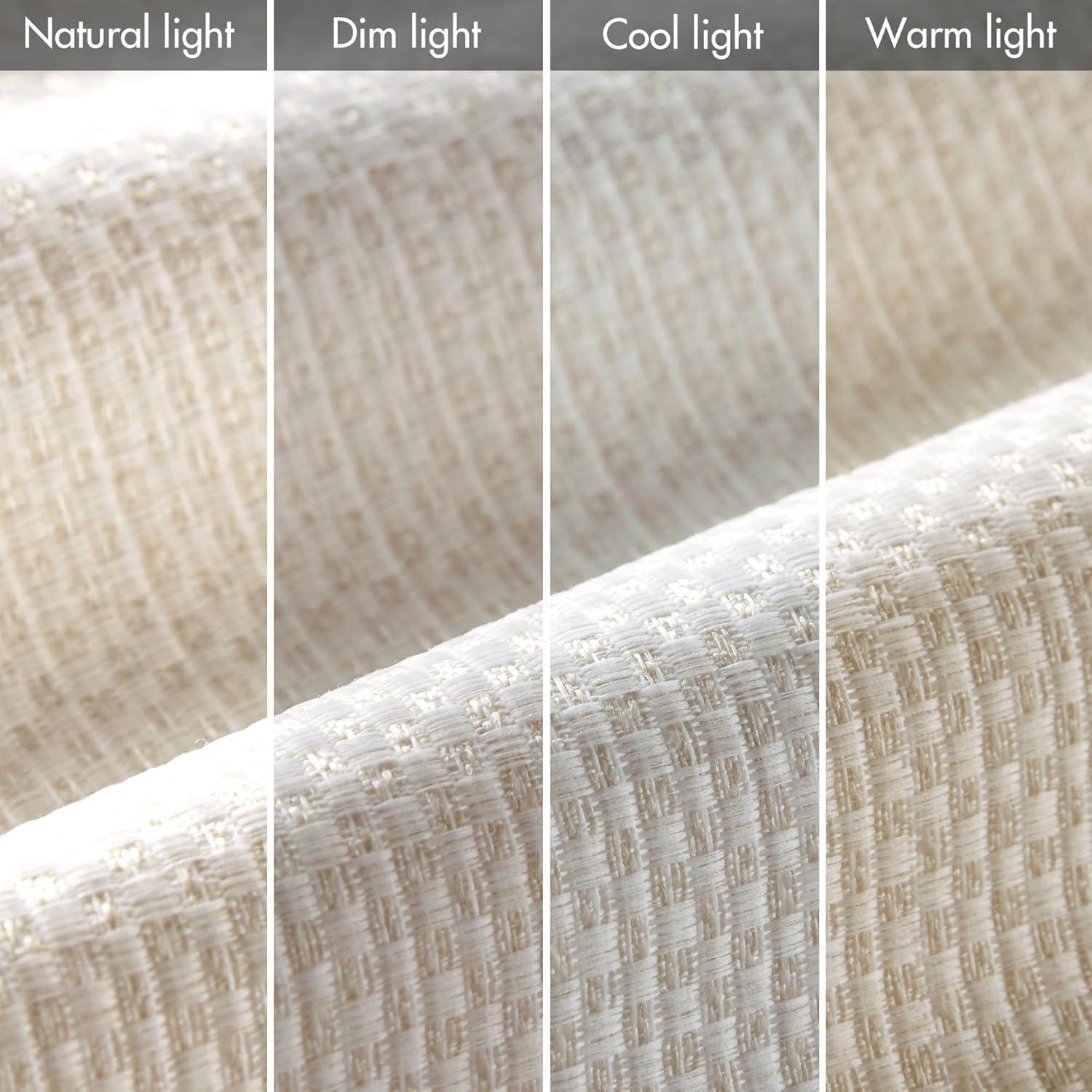 imageMadison Park Galen Matte White Cordless Roman Shades Fabric Privacy Single Panel Darkening Energy Efficient Thermal Insulated Window Blind Treatment for Home Living Room Decor 23quot W x 64quot HBasketweave Sheen Ivory
