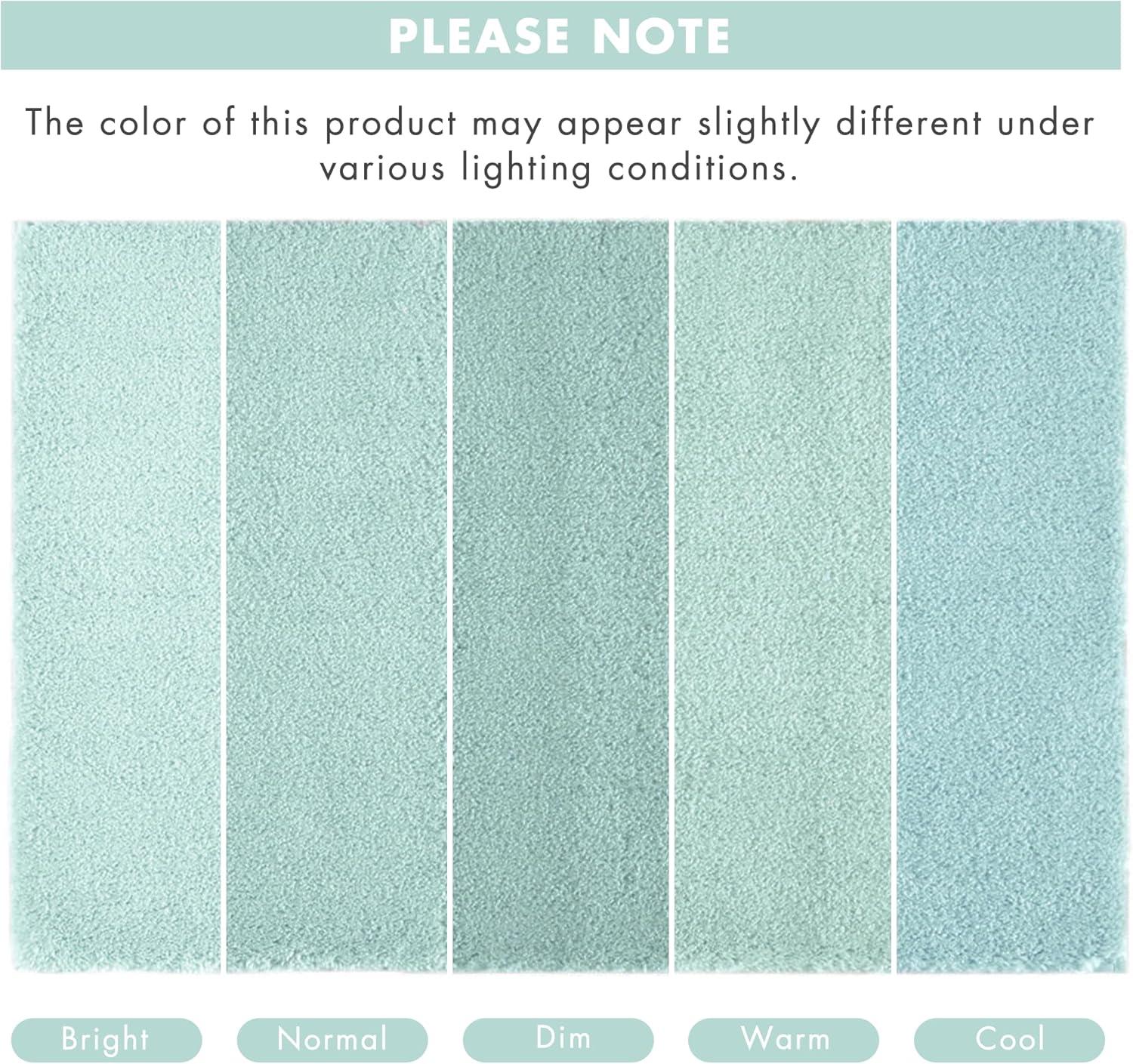 imageMadison Park Marshmallow Bathroom Rug Non Slip Luxrurious Plush Bath Mat Absorbent Quick Dry Spa Design Bath Room Dcor 24x40 GreySeafoam