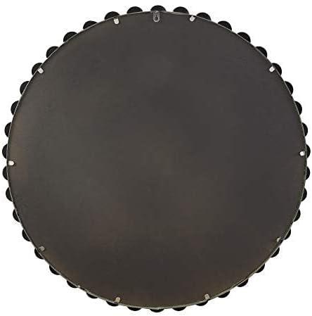 imageMadison Park Round Mirror Metal Frame Circle Mirror 36 inch Wall Art Decor Mounted Hanging for Entryway Bathroom hallway Living Room Vanity Marlowe GoldSilver