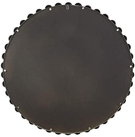 imageMadison Park Round Mirror Metal Frame Circle Mirror 36 inch Wall Art Decor Mounted Hanging for Entryway Bathroom hallway Living Room Vanity Marlowe GoldSilver