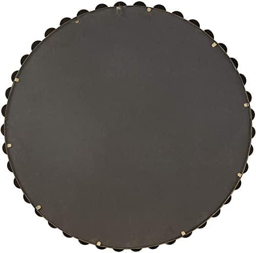 imageMadison Park Round Mirror Metal Frame Circle Mirror 36 inch Wall Art Decor Mounted Hanging for Entryway Bathroom hallway Living Room Vanity Marlowe GoldGold