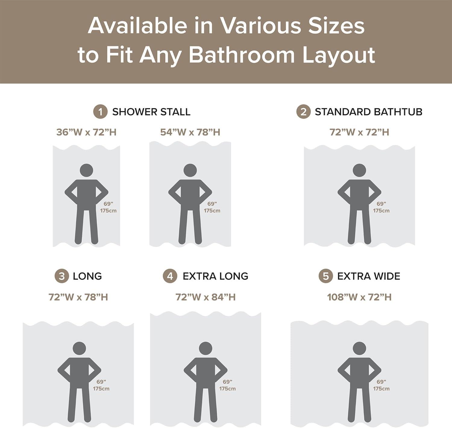 imageMadison Park Shower Curtain Spa Waffle Weave Shower Curtain for Bathroom 3M Scotchgard Moisture Management Spa Quality Modern Shower Curtains for Bathroom Standard 72x72 Taupe OmbreOmbre Taupe