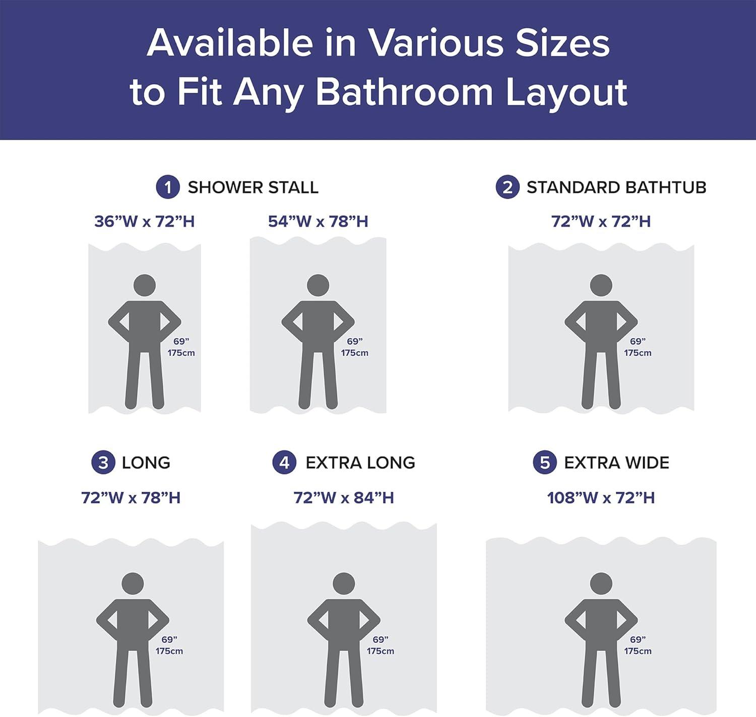imageMadison Park Shower Curtain Spa Waffle Weave Shower Curtain for Bathroom 3M Scotchgard Moisture Management Spa Quality Modern Shower Curtains for Bathroom Standard 72x72 Taupe OmbreOmbre Blue