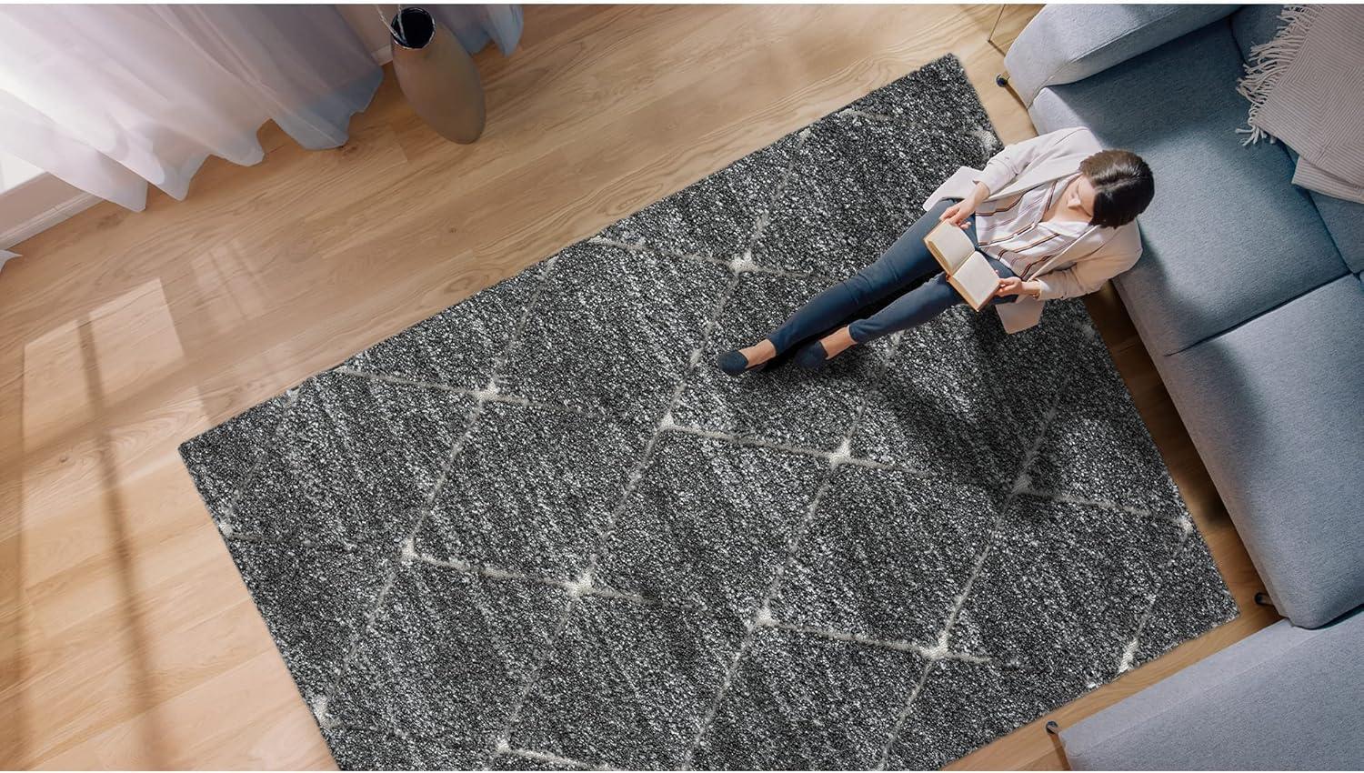 imageMadison Park Sophie Woven Turkish Area Rugs for Living Room Indoor Dining Accent Modern Home Dcor Ultra Soft Floor Carpets for Dining Room 5W x 7L GreyCreamGreyCream