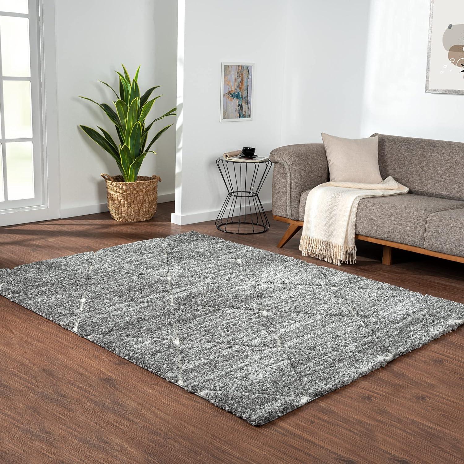 imageMadison Park Sophie Woven Turkish Area Rugs for Living Room Indoor Dining Accent Modern Home Dcor Ultra Soft Floor Carpets for Dining Room 5W x 7L GreyCreamGreyCream