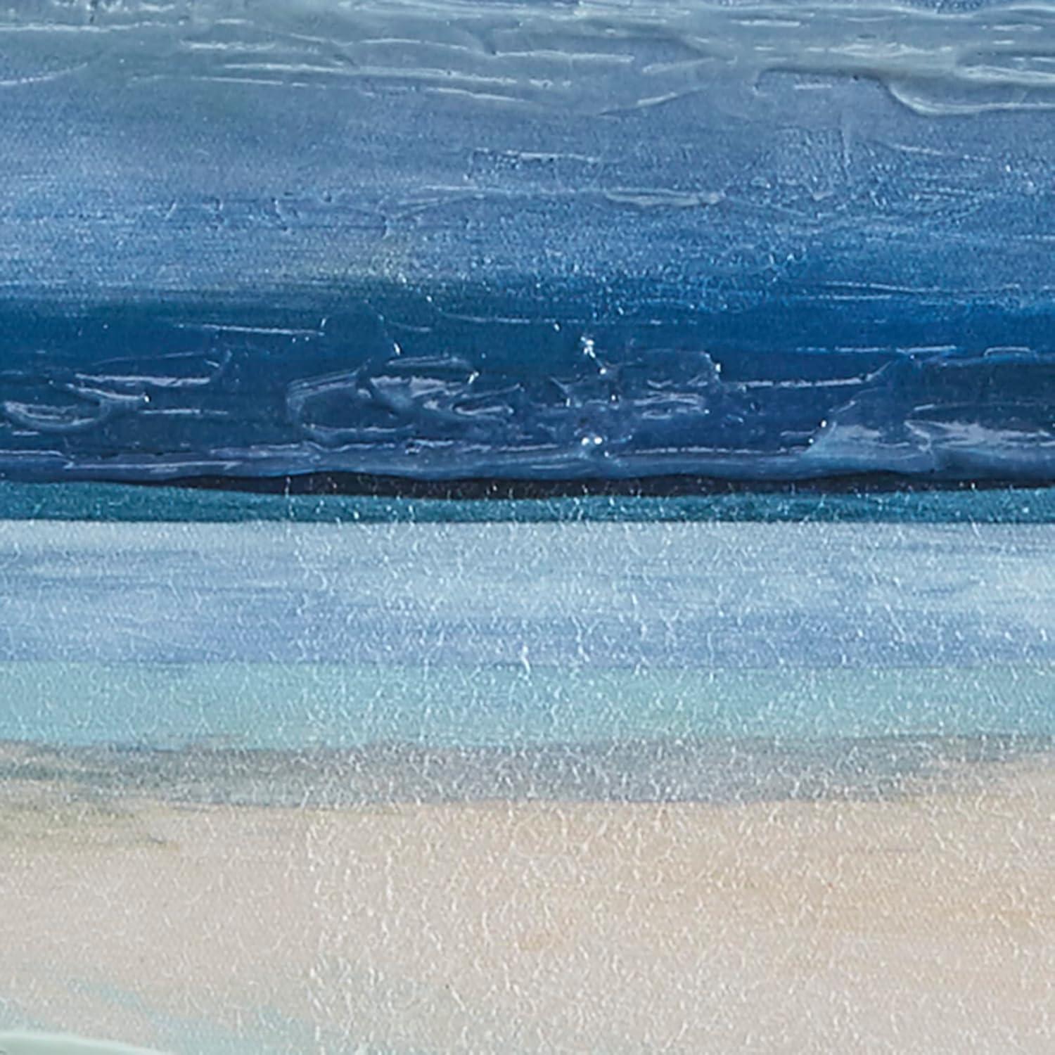 imageMadison Park Wall Art Living Room Dcor Galary Canvas Home Accent Modern Dining Bathroom Decoration Ready to Hang Painting for Bedroom MultiSizes Blue Bliss 5 PieceBlue Horizon