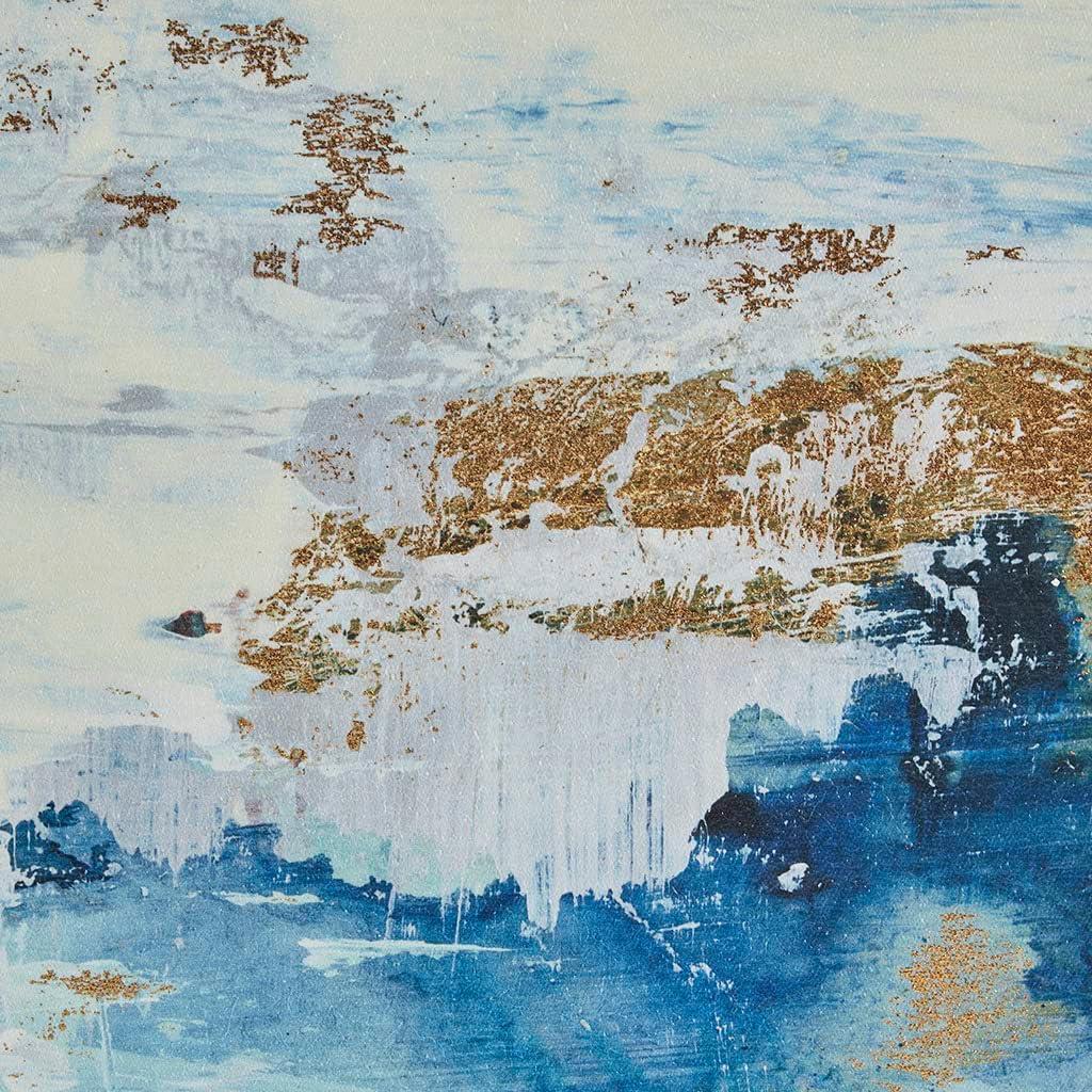 imageMadison Park Wall Art Living Room Dcor Galary Canvas Home Accent Modern Dining Bathroom Decoration Ready to Hang Painting for Bedroom MultiSizes Blue Bliss 5 PieceBlue Horizon