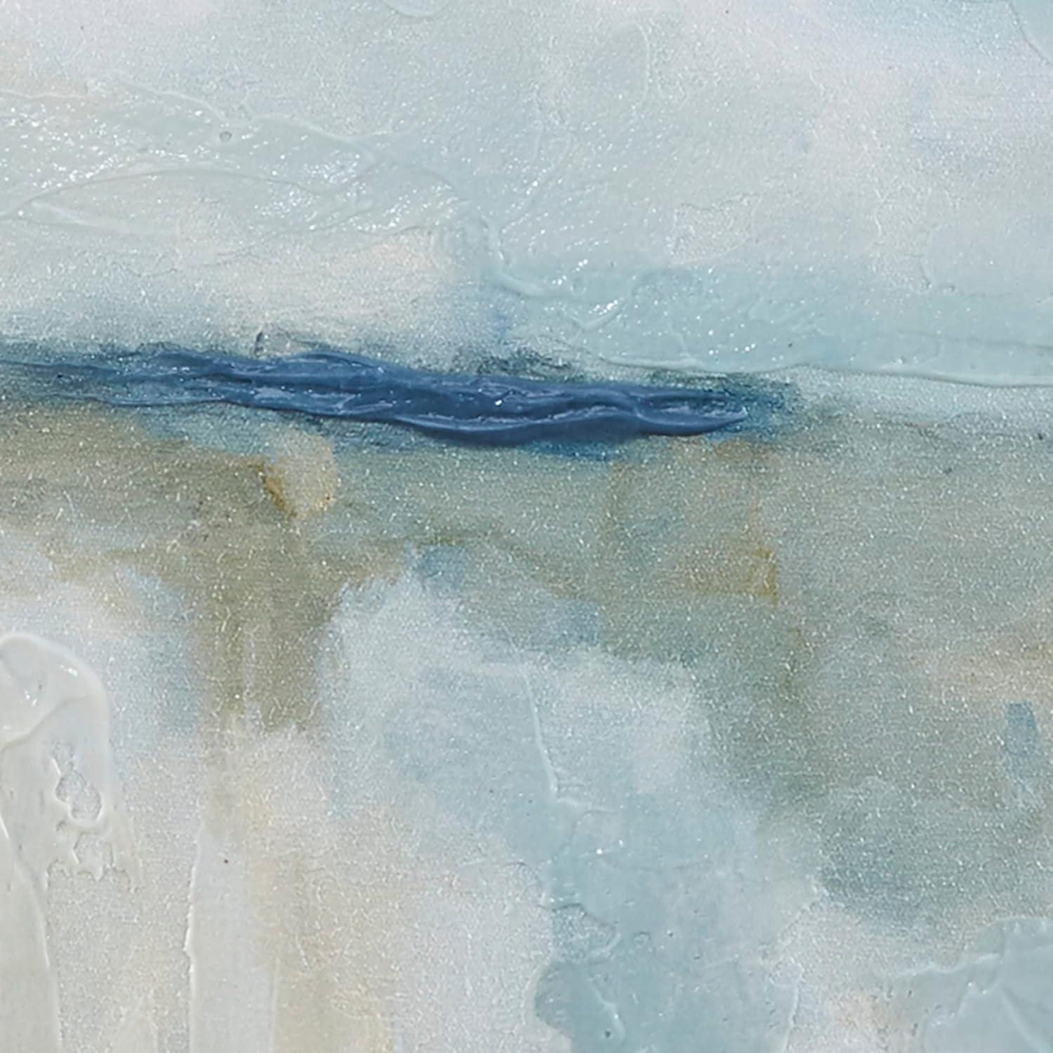 imageMadison Park Wall Art Living Room Dcor Galary Canvas Home Accent Modern Dining Bathroom Decoration Ready to Hang Painting for Bedroom MultiSizes Blue Bliss 5 PieceBlue Horizon