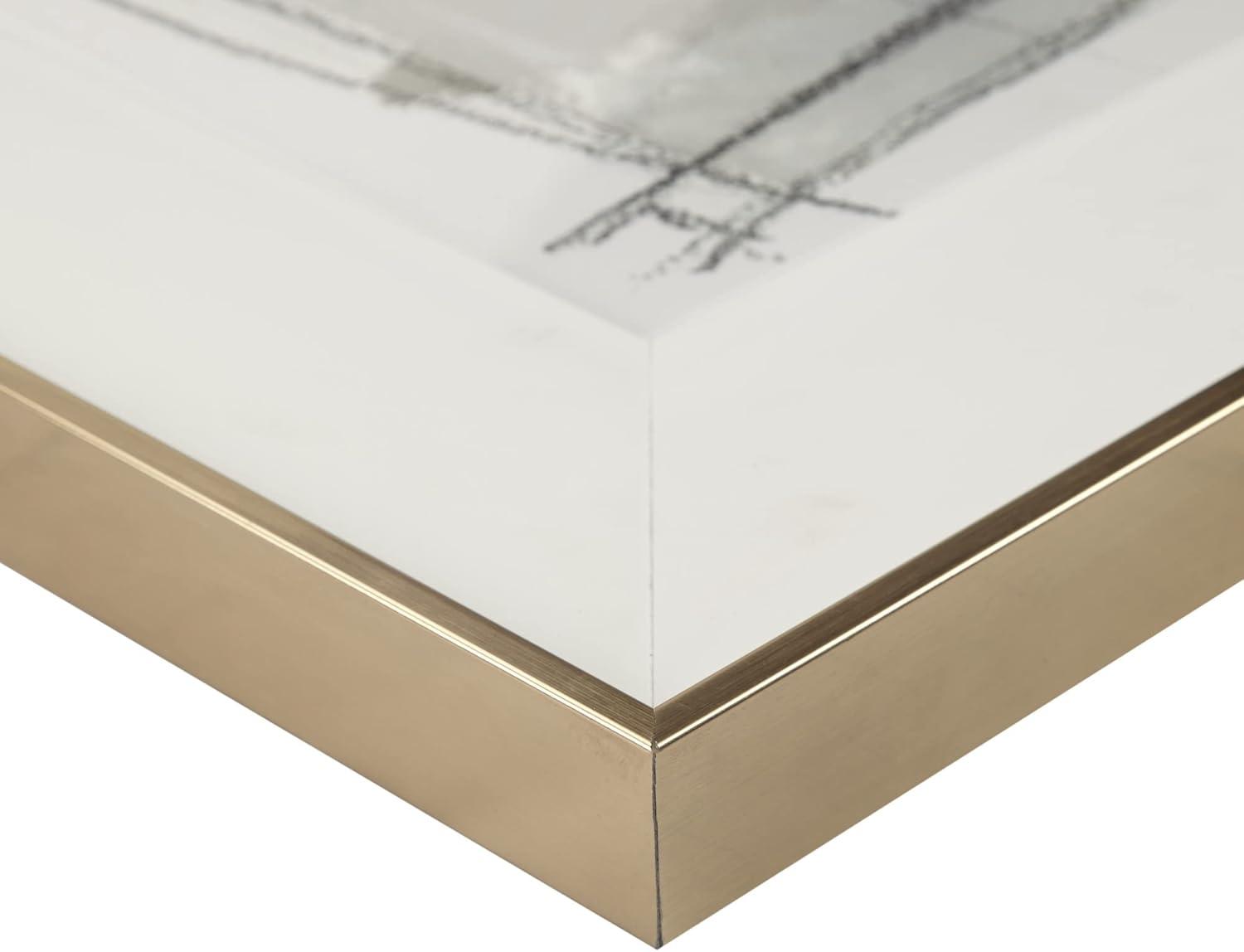 imageMadison Park Wall Art Living Room Dcor Abstract Reveal Canvas In Gold Metal Frame Home Accent Modern Inspired Dining Bathroom Decoration Ready to Hang Painting for Bedroom 278quotW x 318quotH MultiMulti