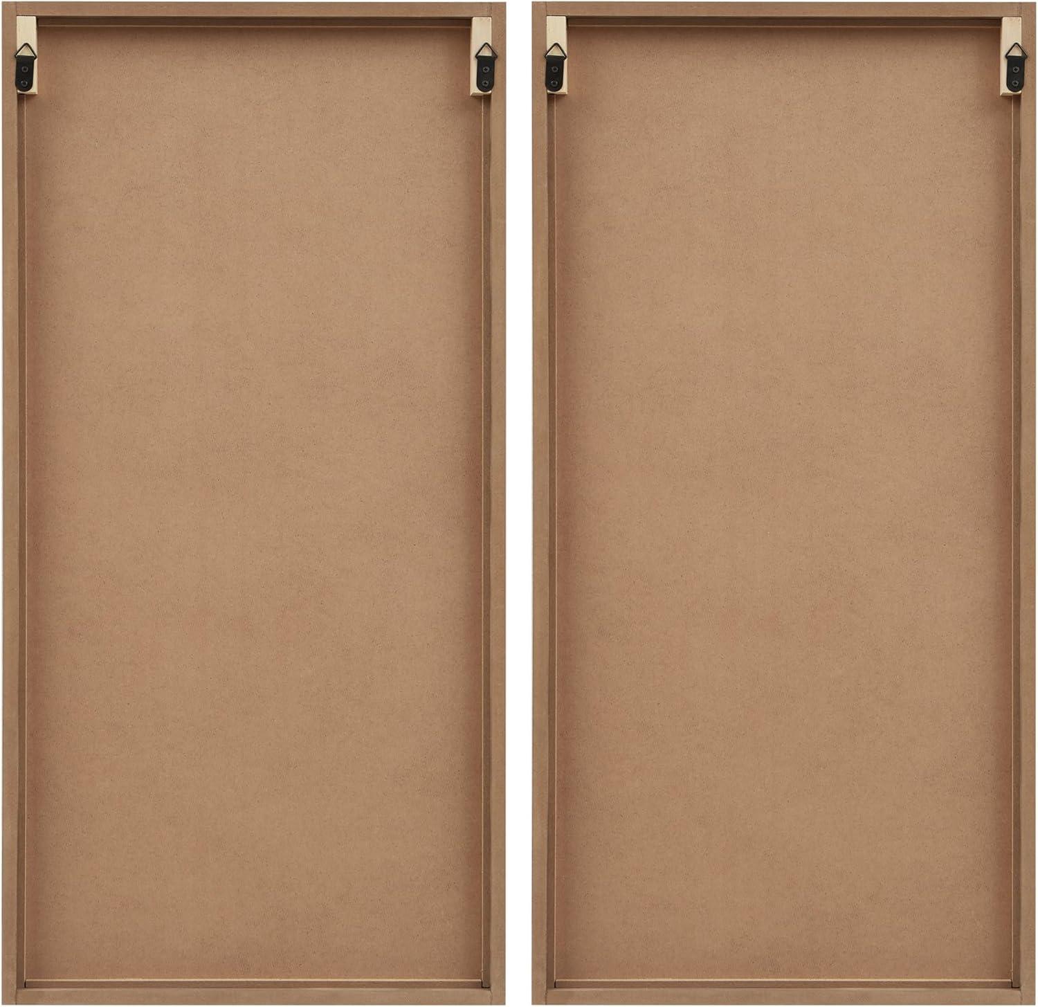 imageMadison Park Wall Dcor for Living Room Birch Botanical TwoTone Home Accent Modern Kitchen Dining Decoration Ready to Hang 2Piece Wood Panel Set for Bedroom 16quotW x 32quotH MonsteraMonstera