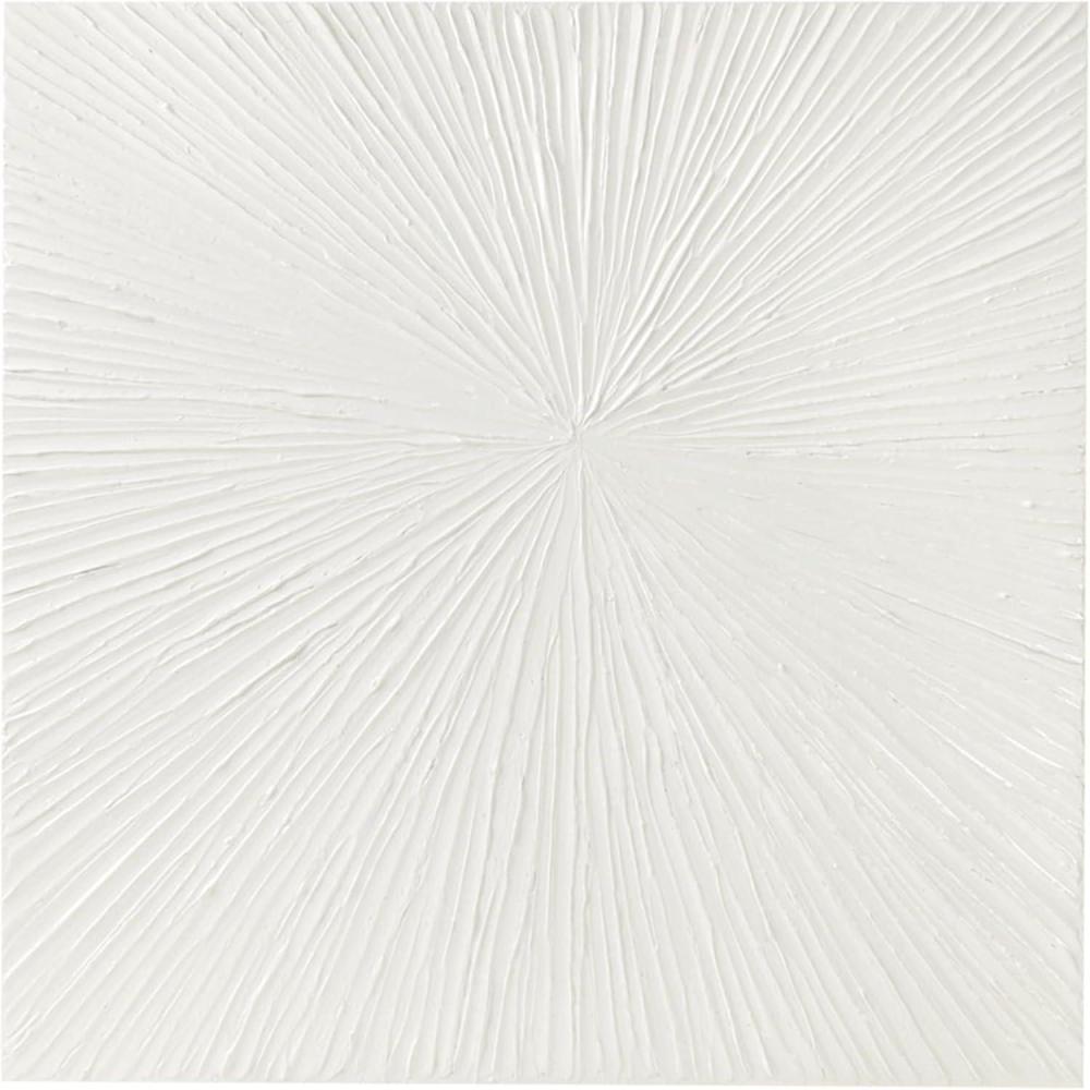imageMADISON PARK SIGNATURE Sunburst Wall Art  Modern Resin Dimensional Radiant Color Hand Painted Home Dcor Abstract Textured Gold 30quot W x 30quot H x 125quot DWhite