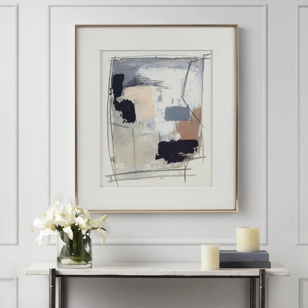 imageMadison Park Wall Art Living Room Dcor Abstract Reveal Canvas In Gold Metal Frame Home Accent Modern Inspired Dining Bathroom Decoration Ready to Hang Painting for Bedroom 278quotW x 318quotH MultiMulti