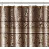 Bellagio Taupe Shower Curtain, Transitional Shower Curtains for Bathroom, 72 X 72, Beige(Brown)