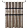 Donovan Design Weave Red Shower Curtain, Jacquard Traditional Shower Curtains for Bathroom, 72 X 72, Blush(Black)