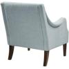Madison Park Accent Chair for Living Room, Upholstered Button Tufted Back, Removable 5.75″ T Seat Cushion, Solid Wood Legs, Modern Accent Armchair Family Room Furniture, Bedroom Chair, 29.25″ W Spice(Dusty Blue)