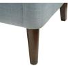 Madison Park Accent Chair for Living Room, Upholstered Button Tufted Back, Removable 5.75″ T Seat Cushion, Solid Wood Legs, Modern Accent Armchair Family Room Furniture, Bedroom Chair, 29.25″ W Spice(Dusty Blue)