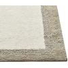 Madison Park Amherst Bathroom Rugs Room Décor 100% Cotton Tufted Ultra Soft Non-Slip, Absorbent Quick Dry Bathtub Mats, 20×30, Brown/Blue(Taupe)