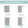 Madison Park Amherst Bathroom Shower Curtain Faux Silk Pieced Striped Modern Microfiber Bath Curtains, 72×72 Inches, Aqua(Blue/Brown)