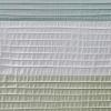 Madison Park Amherst Bathroom Shower Curtain Faux Silk Pieced Striped Modern Microfiber Bath Curtains, 72×72 Inches, Aqua(Green)