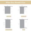 Madison Park Amherst Bathroom Shower Curtain Faux Silk Pieced Striped Modern Microfiber Bath Curtains, 72×72 Inches, Aqua(Yellow)