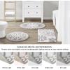 Madison Park Casablanca 100% Cotton Tufted Bathroom Rugs Luxurious Plush Medallion Floral Pattern Bath Mat Absorbent, Quick Dry, Spa Design Shower Room Décor, Round 25″, Taupe(Taupe)