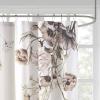 Madison Park Cassandra Cotton Percale Bathroom Shower, Printed Floral Design Modern Shabby Chic Privacy Bath Fabric Curtains, 72″x72″, Blush (MP70-6717)(Blush)