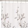 Madison Park Cecily Botanical Modern Shower Curtain, Contemporary Design Water Repellent Shower Curtains for Bathroom, 72 X 72, Grey(Grey)