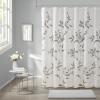 Madison Park Cecily Botanical Modern Shower Curtain, Contemporary Design Water Repellent Shower Curtains for Bathroom, 72 X 72, Grey(Grey)