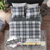Madison Park Comfort Classics Larkspur Reversible Down Alternative 3M Scotchgard Comforter Mini Set, Full/Queen, Red/Black(Black/White)