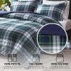 Madison Park Comfort Classics Larkspur Reversible Down Alternative 3M Scotchgard Comforter Mini Set, Full/Queen, Red/Black(Navy)
