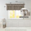 Madison Park Emilia Faux Silk Valance, DIY Twist Tab Top Finish with Beads, Window Valance Curtain for Living Room, Bedroom and Dorm, 26″L x 50″W, Blush(Pewter)