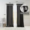 Madison Park Emilia Faux Silk Valance, DIY Twist Tab Top Finish with Beads, Window Valance Curtain for Living Room, Bedroom and Dorm, 26″L x 50″W, Blush(Black)