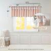 Madison Park Emilia Faux Silk Valance, DIY Twist Tab Top Finish with Beads, Window Valance Curtain for Living Room, Bedroom and Dorm, 26″L x 50″W, Blush(Blush)