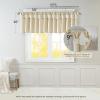 Madison Park Emilia Faux Silk Valance, DIY Twist Tab Top Finish with Beads, Window Valance Curtain for Living Room, Bedroom and Dorm, 26″L x 50″W, Blush(Champagne)