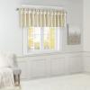 Madison Park Emilia Faux Silk Valance, DIY Twist Tab Top Finish with Beads, Window Valance Curtain for Living Room, Bedroom and Dorm, 26″L x 50″W, Blush(Champagne)