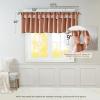 Madison Park Emilia Faux Silk Valance, DIY Twist Tab Top Finish with Beads, Window Valance Curtain for Living Room, Bedroom and Dorm, 26″L x 50″W, Blush(Spice)
